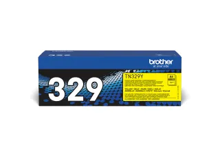 Tonercartridge Brother TN-329Y geel - 1