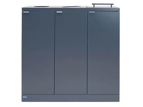 Bica 875 Afvalscheidingsunit 3x65 Liter Antraciet
