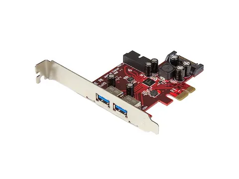 4 Poorts PCI Express USB 3.0 Kaart 5Gbps 2 Extern & 2 Intern SATA