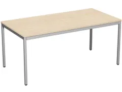 Bureau Hxbxd 720x1600x800mm Bladdecor Esdoorn Frame Ral9006