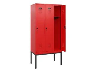 schoollocker,HxBxD 1950x900x500mm,3vak,vak B 300mm,draaigrendel - 1