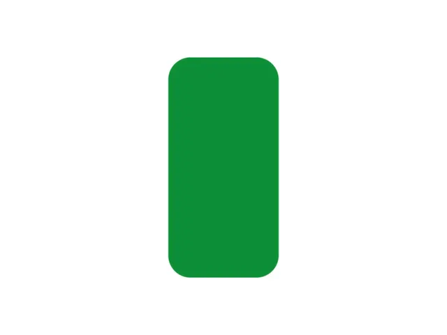 symbole colle,rectangle,marquage Hxl 150x50mm,PVC,vert