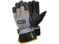 Handschoen Tegera 9113, Maat 8 Microthan Polyester Zwart Grijs