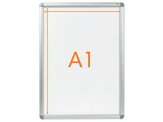 Clicklijst Nobo Essence Aluminium A1 841x594mm - 2