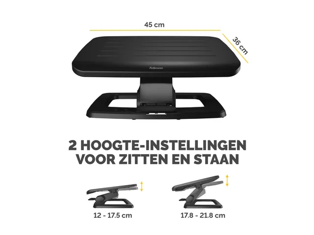 Voetensteun Fellowes Hana LT zwart