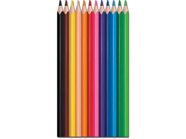 crayon de couleur Color'Peps Strong, 12 crayons en étui cartonné