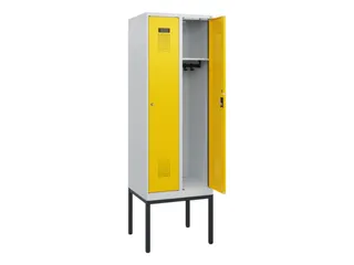 schoollocker,HxBxD 1950x600x500mm,2vak,vak B 300mm,cil.-slot - 1