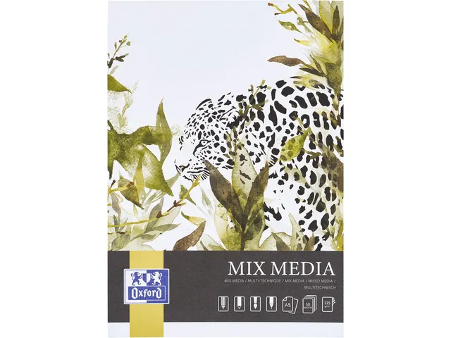 Tekenblok Oxford Mix Media A5 50 vel 225 gram
