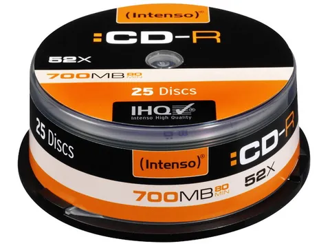 Intenso CD-R 700MB/80min 52x snelheid