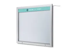 Bedrukt logopaneel 115x10cm voor Outdoor mededelingenbord 15x A4