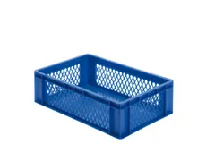 Euronorm-Stapelbak 33l H X L X B 175x600x400mm Blauw