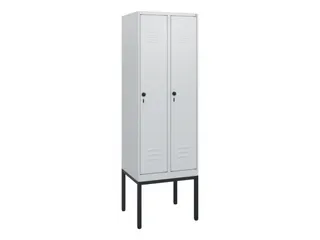 locker,HxBxD 1950x600x500mm,2vak,vak B 300mm,draaigrendel - 1