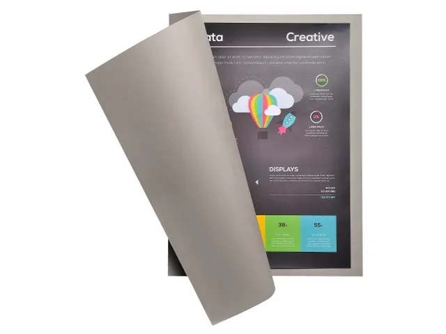 Pak van 100 dossiermappen ROCK''S 220 - 24x32cm Grijs