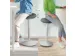 Ergo actieve zit/sta kruk met comfortzitting en gasveer 57-82cm grijs