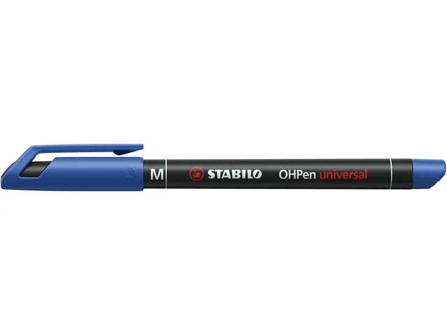 Feutre rétroprojecteur STABILO 843/41 permanent ogive Medium bleu