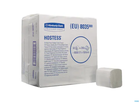 Hostess 8035 32 Toilettissue Gevouwen 2-Laags