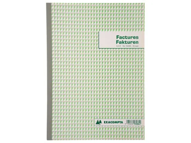 Exacompta Facturen 29,7x21 Cm Tweetalig Dupli (2 X 50 Vel)