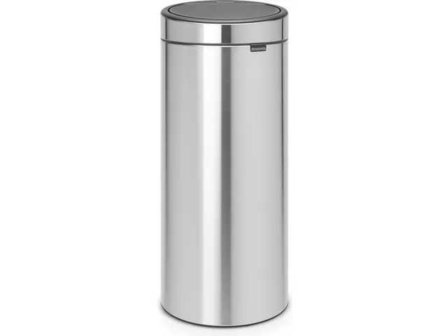 Touch bin New 30 Liter Prullenbak Mat Staal
