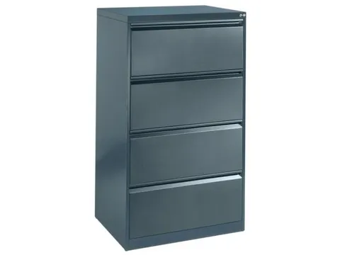 Fichekast 1357x787x590mm 4 Laden 2 Kaartenbakken per Lade Ral7021