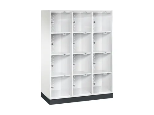 grootvolume-lockersysteem,HxBxD 1750x1220x500mm,3x4vakken,cil.-slot