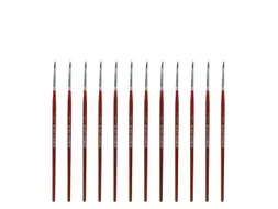 Penseel Kangaro Serie 120 rond Nr. 1 geitenhaar doos 12 stuks