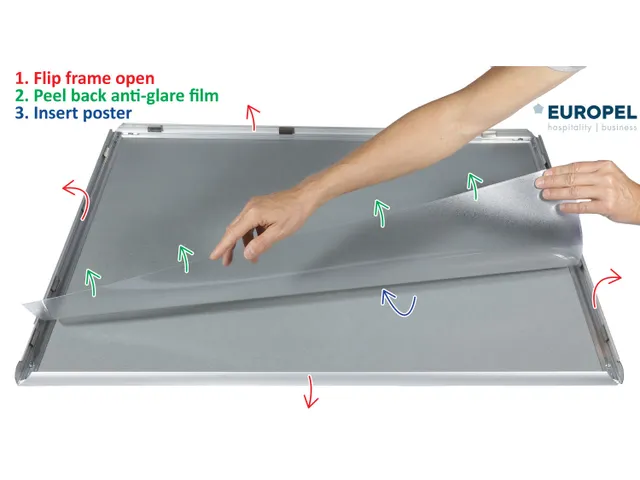 Porte-affiche clipsable Europel A2 25mm