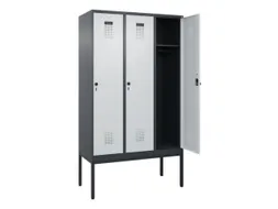 locker,HxBxD 2120x1200x500mm,3vak,vak B 400mm,draaigrendel