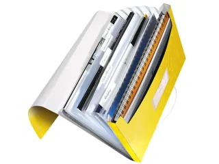 Sorteermap Leitz WOW A4 6 vaks PP geel - 3