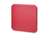 akoestische wandabsorber HxB 600x600mm stof rood