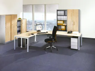Schuifdeurkast Hxbxd 1310x1200x440mm 3 Ordnerhoogtes Houtdecor - 2