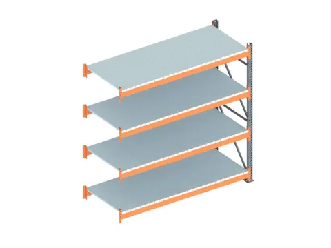 Breedvakstelling Aanbouwveld 2700x2700x1100mm 4 Stalen Legborden