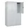 dubbeldekse locker,HxBxD 1850x1200x500mm,3x2vak.,vak B 400mm,cil.-slot