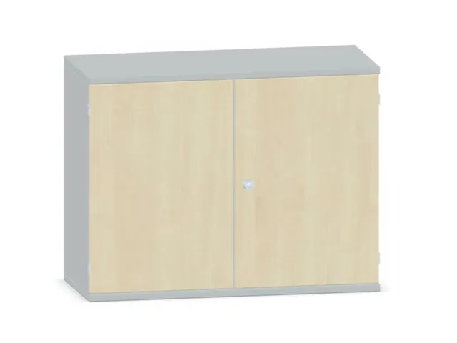 Kantoorkast 770x1000x430mm Decor Romp Lichtgrijs Decor Front Esdoorn