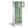 Lockerkast 1850x610x500mm 2x4 vakken Cilinderslot Poten, RAL6011