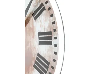 Wandklok Nextime Dia. 43cmx4.2cm Glas Wit 'romana' Romeinse cijfers - 7