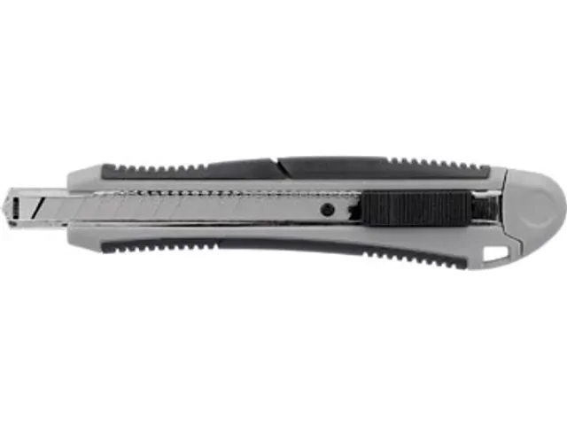 Professional cutter 9 mm zwart/grijs op blister
