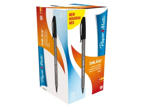 Balpen Paper Mate Inkjoy 100 medium zwart