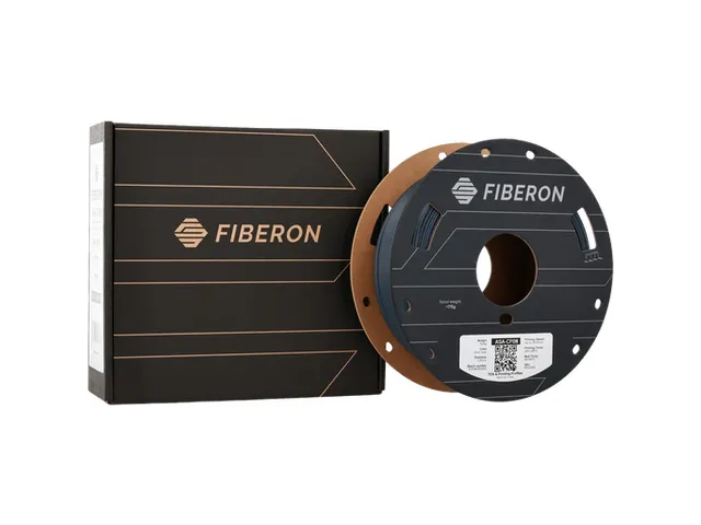 Polymaker 3D filament Fiberon ASA-CF08 1,75 mm Donkergrijs 0.5kg
