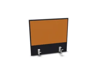 opzetpaneel,v. bureau,aanbouw achter,B 600mm,CC-zwart,BN3005-geel - 1