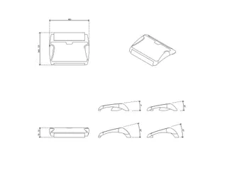 Addit voetensteun Verstelbaar 513 Zwart - 3