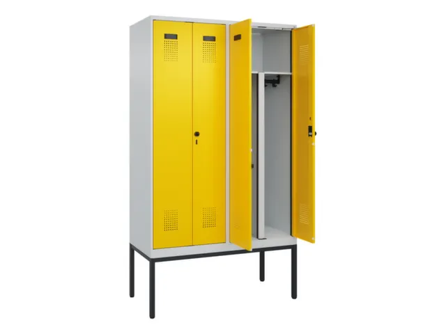 PBM-locker,HxBxD 2120x1200x500mm,4vak,vak B 300mm,draaigrendel