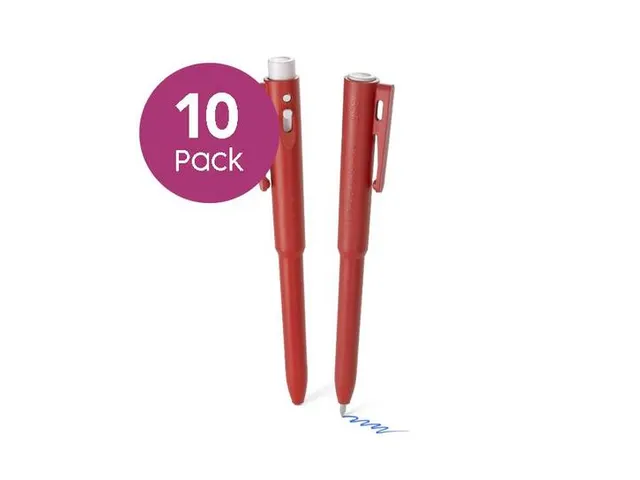 P950 Freezer DetectaPen met clip rood blauwe inkt 10 stuks