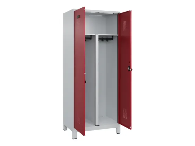 PBM-locker,HxBxD 1950x800x500mm,2vak,vak B 400mm,draaigrendel
