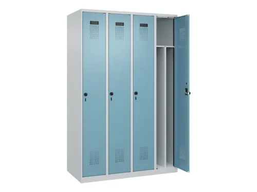locker voor scheiding van kleding,HxBxD 1850x1200x500mm,4vak