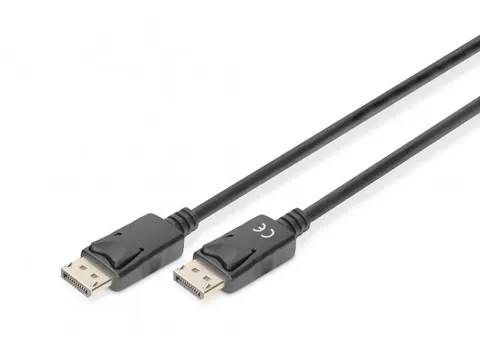 DisplayPort-aansluitkabel type DP M/M 3m UHD 4K DP 1.2 Zwart