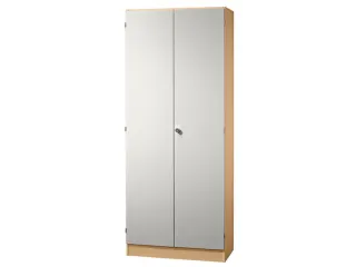 kantoorkast,HxBxD 2004x800x420mm,4xhouten vloer,golfgreep - 1