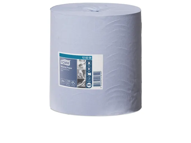 Tork 128208 M2 Wiping Poetspapier Advanced 1-laags Blauw 320m