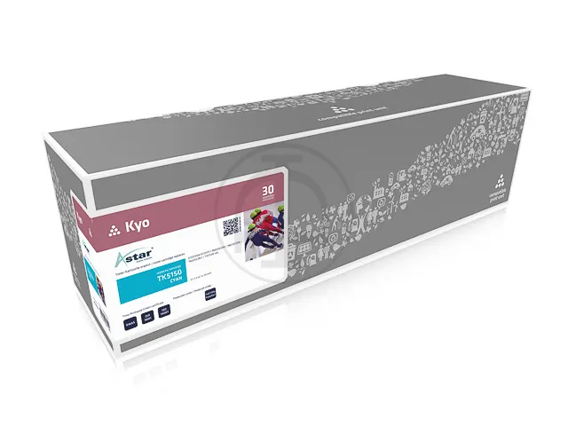 AS14150 Astar Kyocera TK5150 Ecosys toner cyaan rebuilt 10.000pag chip