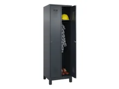 locker,HxBxD 1950x600x500mm,2vak,vak B 300mm,cil.-slot,voeten