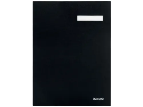 Vloeiboek Esselte 6210 karton 20 vakken zwart
